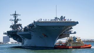 Replenishment of aircraft carrier logistics | RIMPAC 2024 (July 2024)