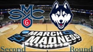 4 UConn VS 5 Saint Mary's Round Of 32:Ncaa Basketball 10 March Madness Simulation