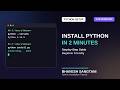How to Install Python on Windows (2026) – Step-by-Step Guide