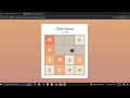 2048 Game Using HTML, CSS and JavaScript with Source Code