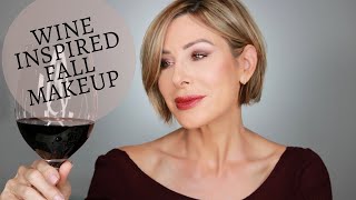 Wine-Inspired Fall Drugstore Makeup Tutorial For Women In Their Prime | Dominique Sachse