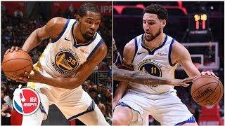 Kevin Durant, Klay Thompson put on offensive clinic in Warriors' Game 4 win | NBA Highlights