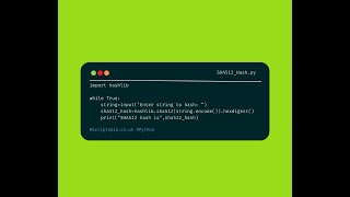 Python hashlib - SHA512 hash generator