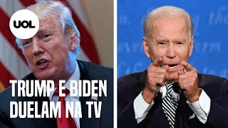 Eleições nos EUA: Trump e Biden duelam à distância na TV