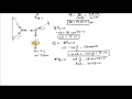 Determine the tension developed in each cord and max mass of the lamp