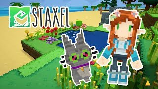 A BEACH HOUSE!? | Staxel - SMP Server | Ep.01 | Marielitai Gaming