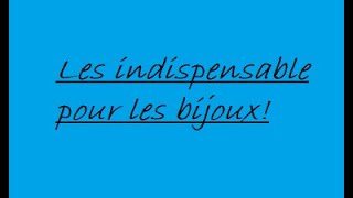 5 Indispensable pour les créations de Bijoux!