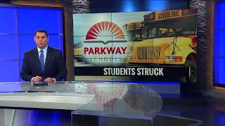 Parkway West students struck during car crash near school