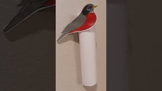 American Robin Red Breasted Craft   #birds #drawing #crafts #birdwatching #bird #birdart #diycrafts