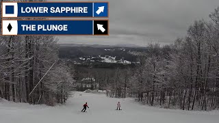 Okemo, VT - 🟦 Lower Sapphire to ◊ The Plunge (12-20-24) [4K]