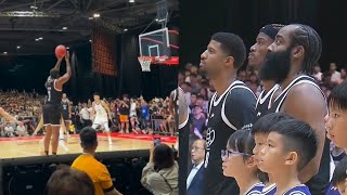 James Harden, Paul George and Jimmy Butler team up in China and go off 😳