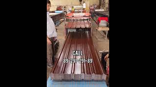 BUY .46X1250 BROWN COLOR JSW PROFILE SHEETS AT REASONABLE.CALL - 89-291-291-89