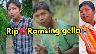 Rip💔 Ramsing gella😭//Best Bodo comedian artist//Orai somni takai be buhumkwo nagarlangbai