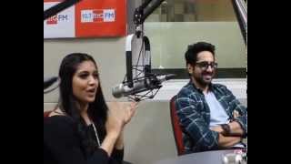 Interview with Ayushmann Khurrana and Bhumi Pednekar for Dum Laga Ke Haisha @ 92.7 BIG FM Studio