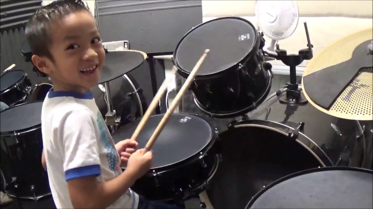 Drum Lesson For The First Time / Beginner Drum Lesson For Kids And ...