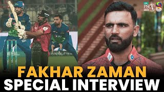 Fakhar Zaman Special Interview | Lahore Qalandars vs Quetta Gladiators | Match 18 | HBL PSL 8 | MI2A