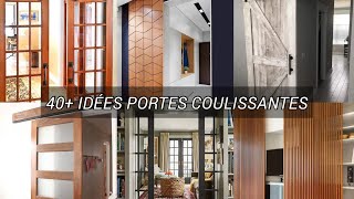 40+ idées de de portes coulissantes