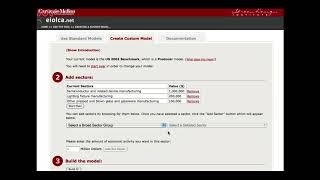 EIO-LCA Tutorial - Screencast 3