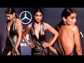 Shriya Saran Flaunts Her $exy Body In a Thigh High Slit Backless Dress At Hall Of Fame Awards 2023