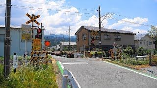 JR 御殿場線【№199】払堰踏切・通過・走行映像　静岡県御殿場市竈