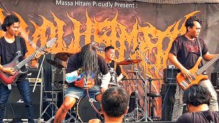 WAFAT Surabaya Death Metal [ Live ] Balong Panggang Gresik || Evolusi Metal #8