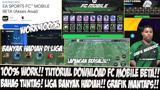 100% WORK! TUTORIAL DOWNLOAD FC MOBILE BETA!! BAHAS TUNTAS SEMUA UPDATENYA BOSKU FC MOBILE BETA 25