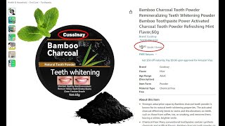 Coconut shell charcoal VS Bamboo charcoal tooth powder,which one is better for teeth?