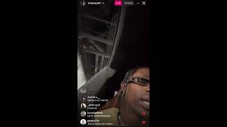 Travis Scott Plays NEW Song LIVE On Insta! (7/1/24) (FULL IG LIVE)