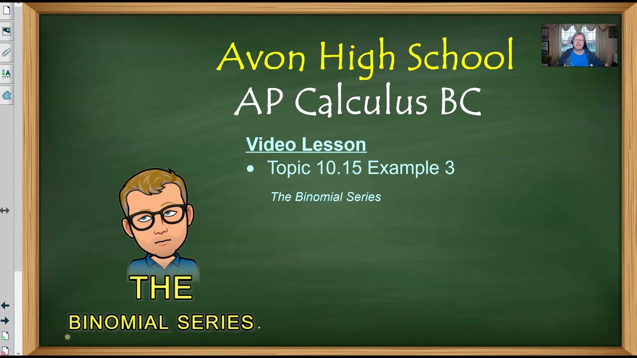 Avon High School - AP Calculus BC - Topic 10.15 - Example 3 - YouTube