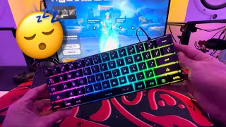 Fortnite but You are Me (POV) Magegee 60% Unboxing + Gameplay 😴 Keyboard ASMR