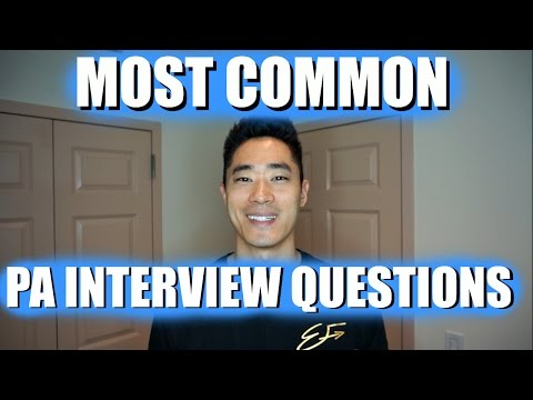 PA School Interview Tips | Most Common Interview Questions - Part 1! PA School Interview Tips | Most Common Interview Questions - Part 1!