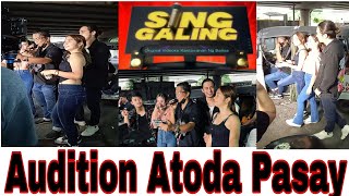 Sing Galing Audition @Atoda Brgy 185 Pasay City