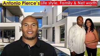 Meet Antonio Pierce's GIRLFRIEND, Parents, 3 Siblings, 7 Children, Life style, NFL career, Net worth
