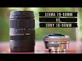 Sigma 18-50 mm 2.8 vs. Sony 16-50 mm 3.5-5.6 Kit Lens - Real World APS-C Lens Test