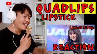 'Lipstick' - QUADLIPS live at T-POP REACTION by. Ado