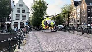 Vertrek Lifeliner 1 MMT Keizersgracht Amsterdam