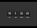 How to make a countdown animation with jquery -  The Final Countdown - web development - 2018
