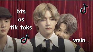 bts as random tik toks