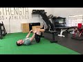 feet elevated glute bridge