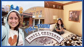 Disney's Hotel CHEYENNE ⭐⭐⭐ FULL TOUR! (Shop, Reception, Bar, Room) | DISNEYLAND PARIS