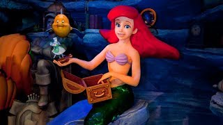[4K - Low Light] Under The Sea - Journey of the Little Mermaid Ride - Magic Kingdom - Disney World