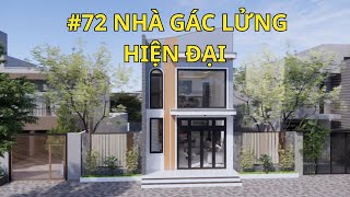 #72 NHÀ GÁC LỬNG HIỆN ĐẠI - NHỮNG MẪU NHÀ ĐẸP 2025 ( VŨ K7 BIEN LAN  )