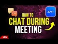 How to Send Messages in Zoom During a Meeting
