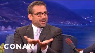 Steve Carell Remembers The Crappy Jobs Of His Youth | CONAN on TBS