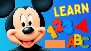 Mickey Mouse Clubhouse: Learn Colors, Numbers, Counting & Shapes Educational Kids Videos