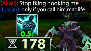 0.5 SECOND Q THRESH???? PERMA Hooking everyone with 178 Ability Haste is INSANE