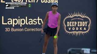 Ella Cosma/Ella Yeh vs Genie Bouchard/Kaitlyn Christian