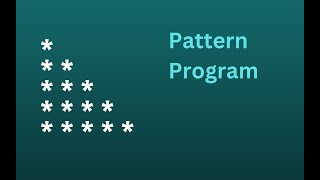 Python Pattern Programs | Print * in right angle | Hindi