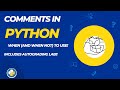 008 Comments in Python.  Includes lab with autograding!
