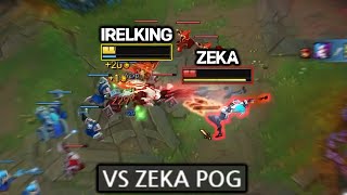 IRELKING VS ZEKA AKALI *INSANE MECHANICS FIGHT*